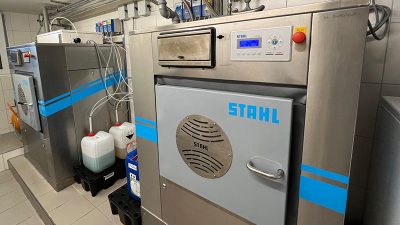 Stahl Industriewaschmachine